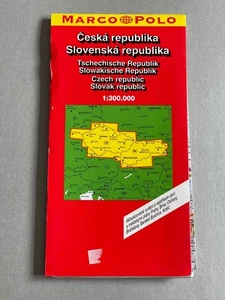 Marco Polo, Paper Map of Czech & Slovak Republic, 2004 - Picture 1 of 1