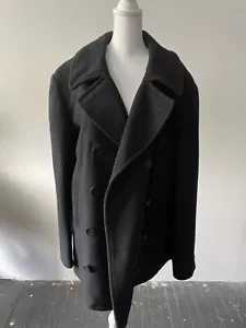 ALPHA INDUSTRIES - Mens Wool 3XL Pea Coat - Picture 1 of 11