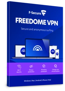 F-Secure Freedome VPN 2025 Privacidad en línea WiFi Seguridad 5 dispositivos 1 año por correo - Imagen 1 de 2