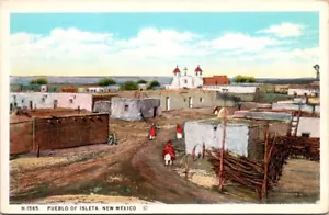 Postal Pueblo de Isleta Nuevo México - Imagen 1 de 2