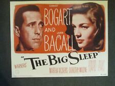 The Big Sleep Â  - Movie Poster Reproduction - Bacall - Humphrey Bogart