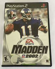 Madden NFL 2002 (Sony Playstation 2, 2001) PS2 Complete W/ Manual Tested
