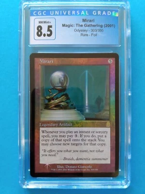 FOIL🌈🔮Mirari🔮🌈Odyssey Vintage 2001 MTG | NM++/Mint+ CGC 8.5! - Image 1 of 2