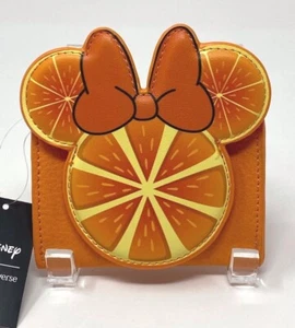 NEW EXCLUSIVE Our Universe Disney Minnie Mouse Citrus ID Card Holder Cardholder - Picture 1 of 12