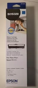 Genuine EPSON Black Ribbon Cartridge S015329 for FX-890 Printer FX890 Original # - Picture 1 of 8