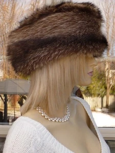 RACCOON Fur Hat FOR MEN & WOMEN *NEW* Sz. Small - Picture 1 of 3