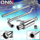 4"MUFFLER TIP STAINLESS STEEL EXHAUST CATBACK SYSTEM FOR 98-02 ACCORD 2.3L L4