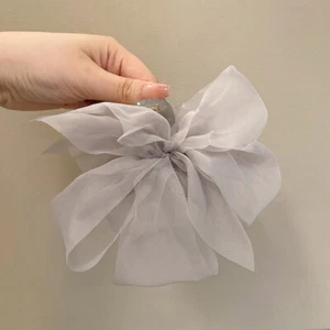 Mesh Bow Grip Clip Female Ponytail Braid Hair Claw Clip Elegant Girl Hair Cl _yi - Picture 1 of 17