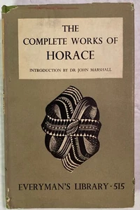 The Complete Works of Horace, Everyman's Library #515, 1945 HC DJ - Imagen 1 de 13