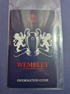 2011 MAN UNITED v BARCELONA CHAMPIONS LEAGUE FINAL VIP PROGRAMME / INFO GUIDE - Picture 1 of 1