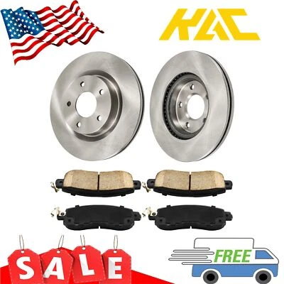 Rotores de disco delanteros pastillas de freno de cerámica para Nissan Altima 2014 2015 2016 2017-2019 Foto 1 de 4