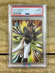 2023 Bowman Draft Paul Skenes Mood Ring #MR1 PSA 10 Case Hit - Picture 1 of 6