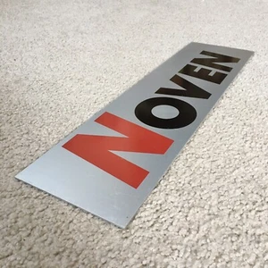 Vintage Noven Pharmaceuticals Aluminum Metal Sign 18” - New York City - Picture 1 of 12