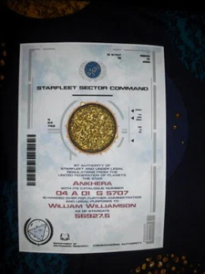 STAR TREK, Sonne, Stern, "Ankhera", NEU - Bild 1 von 5