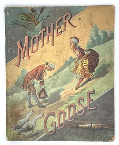 Mother Goose: Rare Victorian Cover Ver. Copyright 1897 Paperback Great Condition - Picture 1 of 8