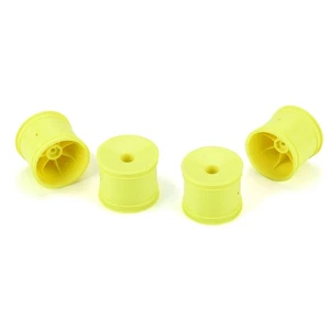 Pro-Line 1/10 Velocity F/R 2.2" 12mm Truck Wheels (4) Yellow for 22X-T & T6.4 - Picture 1 of 3