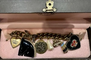 VINTAGE RARE JUICY COUTURE PREFIXED CHARM BRACELET VHTF - Picture 1 of 5