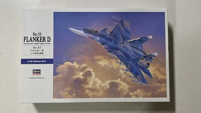 Hasegawa 1/72 Su-33 Flanker D Russian Navy Carrier Fighter Model Kit 01565 NIB - Image 1 of 3