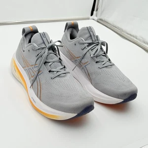 ASICS Gel-Nimbus 26 Men’s Running Shoes Sz 13 Gray/Orange FF Blast+ PureGEL - Picture 1 of 18