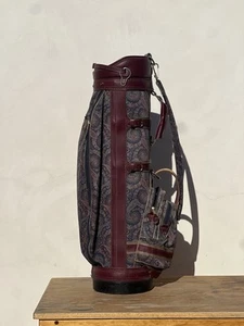 Vintage Titleist Floral Paisley Golf Bag With Rain Cover *GREAT CONDITION* - Picture 1 of 4