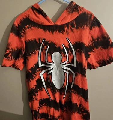 Camiseta con capucha manga corta Spiderman - Talla 8 Foto 1 de 2
