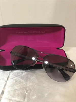 DIANE VON FURSTENBERG DVF 804S Woman's Sunglasses in Black - Image 1 of 4