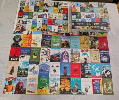 Rompecabezas de libros de cuentos para perros 1000 piezas completo Foto 1 de 4