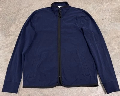James Perse Standard Bomber Jacket Men's Sz. 0 S/M Navy Blue Full Zip Up Cotton - Image 1 of 4