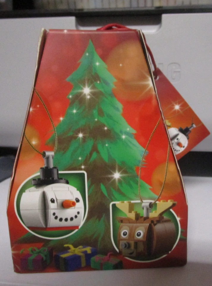 Lego 854050 Pupazzo di Neve e Renne Duo Set Decorazioni Natalizie Mai Aperto - Immagine 1 di 4