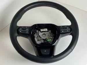 2023 HONDA HR-V STEERING WHEEL BLACK HEATED LEATHER STITCH OEM - Picture 1 of 10