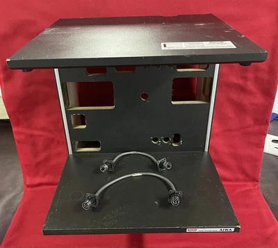 AIWA RK-X9 SYSTEM RACK WITH 2 COMPONENT CONNECTORS - RARE - Image 1 of 4