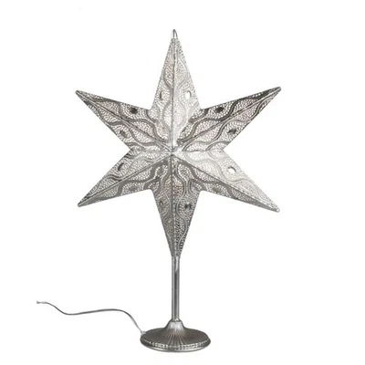 Decorazione Lampada,Lampada Stern Capri Su Fuß H.65cm Argento Metallo FORMANO - Immagine 1 di 4