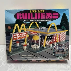 Vintage Life Like Buildems HO McDonalds Hamburger Drive In Modellbausatz Nr. S359K - Bild 1 von 13