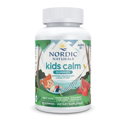 Nordic Naturals Kid's Calm Gummies, Strawberry Watermelon, 60 Count - Image 1 of 4