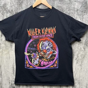 Killer Klowns From Outer Space Graphic T-shirt Men L Black Short Sleeve Movie - Picture 1 of 5