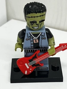 LEGO Monster Rocker Series 14 Minifigure Frankenstein w/ Guitar Minifig - Picture 1 of 5