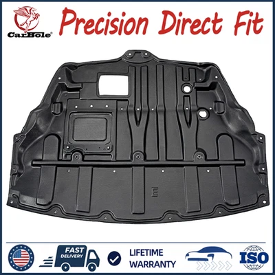 Protetor de lama sob a tampa do motor protetor contra respingos Awd para Infiniti Q50 Q60 14-2020 EUA - Imagem 1 de 4