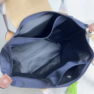 LONGCHAM New Large Navy Blue Tote Bag Women Travel Bag UK