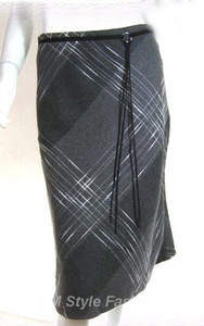 Flannel A Line Lady Skirt Gray / Grey S 26" - Picture 1 of 4