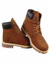 Timberland 6" inch Nubuck Suede Leather Boots Tan Brown Rust UK 4 Waterproof