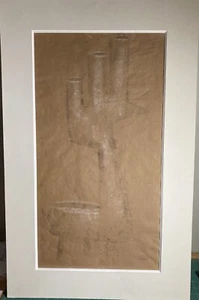 JEAN LAMBERT-RUCKI, STUDY FOR A SCULPTURE, Charcoal and pastel - Picture 1 of 6