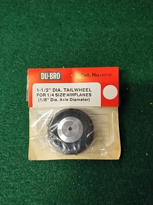 DuBro 150TW RC Remote Control Airplane 1 1/2" Tail Wheel DUB150TW - Image 1 of 2