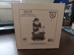 The Memory Co. Chicago Cubs Santa Figurine 2nd In Limited Series Wood Base MLB - Picture 1 of 5