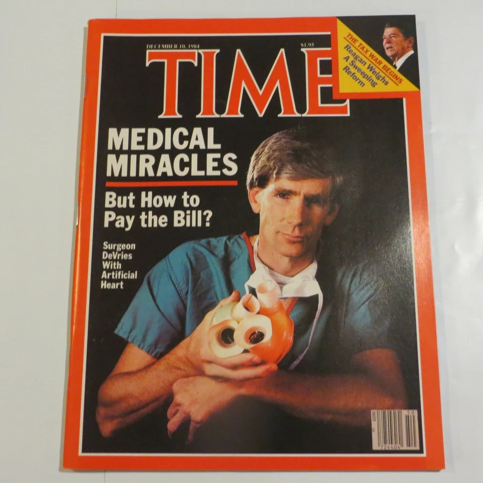 Time Magazine December 10, 1984- Medical Miracles- But How To Pay The Bill D1 - Image 1 of 1