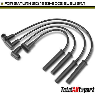 Juego de 4 cables de bujías para Saturn SC1 1993-2002 SL 1991-2002 SL1 SW1 L4 1,9 L Foto 1 de 4