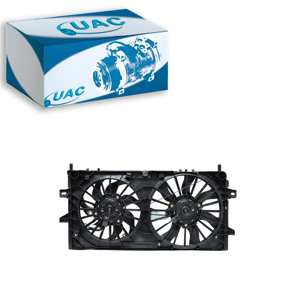 UAC Dual Radiator and Condenser Fan Assy For 2014-2016 Chevrolet Impala Limited - Image 1 of 2