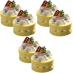 3 Count Kuchen-Modell Kind Fotografische Requisiten Gefälschter Nachtisch - Zdjęcie 1 z 12
