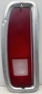 Vintage Ford Tail Light Reflector And Bezels Driver/left - Originals As Is - Bild 1 von 12