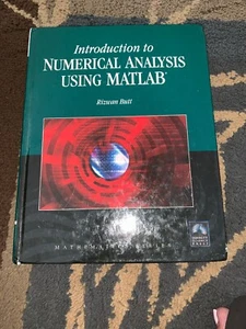 **Introduction to Numerical Analysis Using MATLAB** Butt, Rizwan**With CD** - Imagen 1 de 10