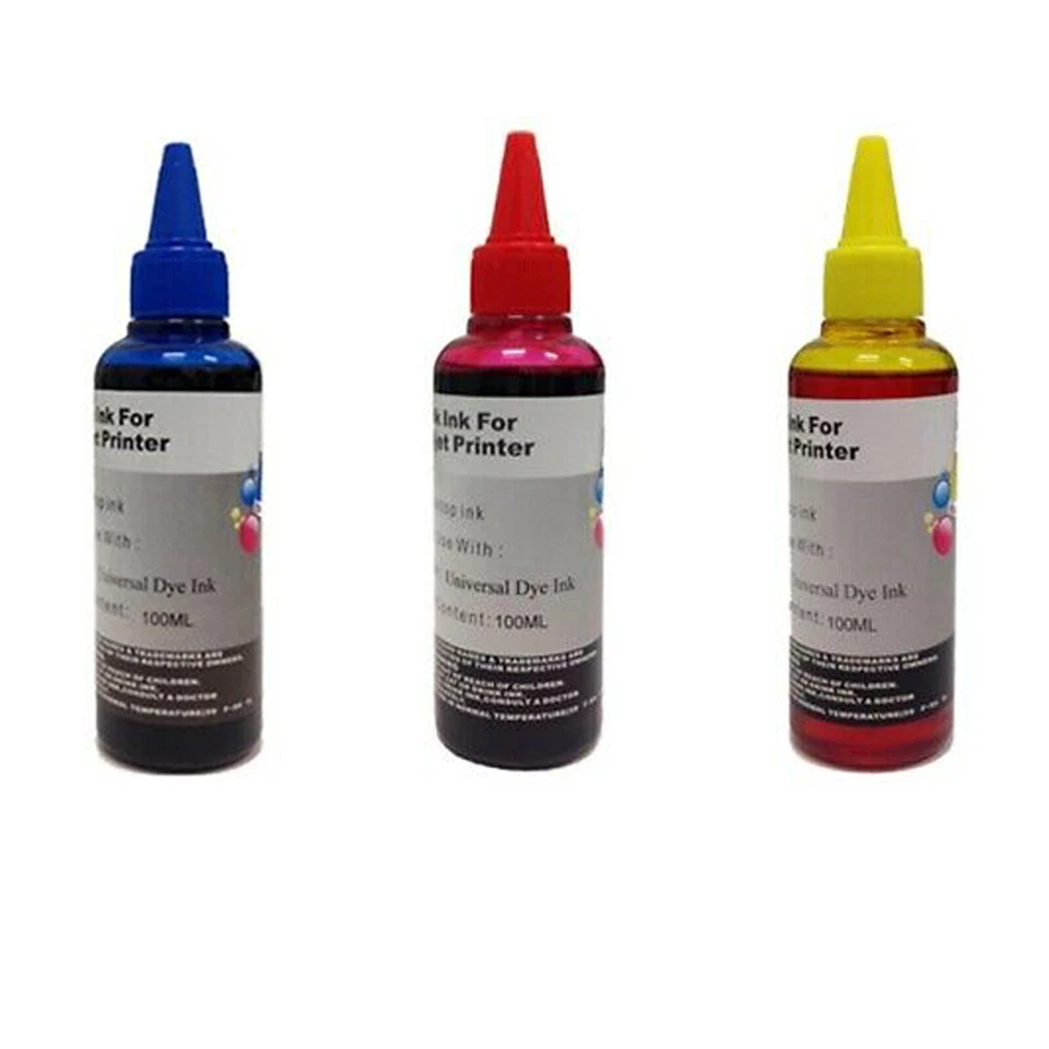 300ml INCHIOSTRO COMPATIBILE HP 23 NON ORIGINALE CIANO MAGENTA YELLOW - Immagine 1 di 1